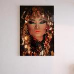 Plexiglas schilderij "Queen of Gold" - 80x120 cm, Ophalen of Verzenden