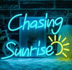 LED lamp neon stijl Chasing Sunrise (35x25cm), Ophalen of Verzenden, Nieuw, Lichtbak of (neon) lamp