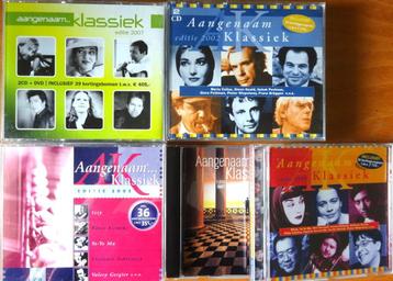 CDs..Aangenaam Klassiek -- 1997 - 1999 - 2002 - 2003 en 2007 beschikbaar voor biedingen
