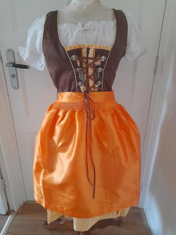 Dirndl met schort en Dirndl bloesje maat 42 NIEUW