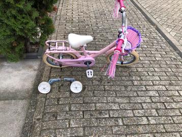 Meisjesfiets 14 inch met Hulpwielen beschikbaar voor biedingen