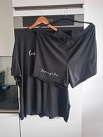 Nieuw, lang zwart t-shirt & kort broekje, Shein Curve, 4XL, Kleding | Dames, Grote Maten, Zwart, Nieuw, Shein, Shirt of Top