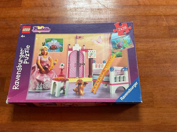 Te koop 2 puzzels van LEGO Belville 4+ , 2 x 20 stukjes, Kinderen en Baby's, Speelgoed | Kinderpuzzels, Gebruikt, 4 tot 6 jaar