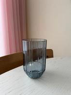 Blauwe HAY vaas, Blauw, Ophalen of Verzenden, Minder dan 50 cm, Glas