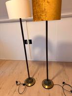 2 Klassieke Staande Lampen Hotelkwaliteit (160cm), Huis en Inrichting, Lampen | Vloerlampen, Ophalen, Gebruikt, Metaal, 150 tot 200 cm