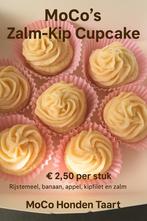 MoCo’s Zalm-Kip Cupcakes – Gezond & Vers voor je Hond, Dieren en Toebehoren, Dierenvoeding, Ophalen of Verzenden