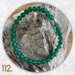 🦋MJB Armband nr: 112 Groene Onyx halfedelsteen 19 cm, Sieraden, Tassen en Uiterlijk, Armbanden, Overige materialen, Nieuw, Ophalen of Verzenden