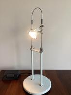 Relco - Bureaulamp - Wit metaal - In hoogte verstelbaar, Gebruikt, Vintage, Ophalen of Verzenden, Metaal