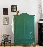 Brocante grote vintage kast, Huis en Inrichting, Kasten | Kledingkasten, Ophalen of Verzenden, Zo goed als nieuw, 25 tot 50 cm