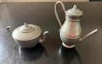 Tinnen theepot en koffiekan set, Antiek en Kunst, Antiek | Tin, Ophalen of Verzenden