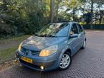 Renault Scénic 1.6 16V Privilège Luxe Automaat NAP, Auto's, Renault, Zwart, 4 cilinders, Blauw, Leder en Stof