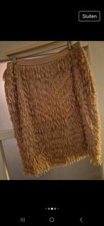 Nieuwe chique rose rok met franjes, van hoge kwaliteit XL/42, Maat 42/44 (L), Nieuw, Ophalen of Verzenden, Knielengte