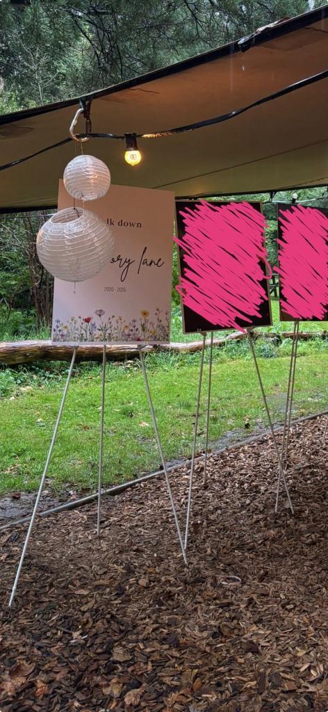 Schildersezels, Hobby en Vrije tijd, Feestartikelen | Verhuur, Nieuw, Geboorte of Huwelijk, Ophalen