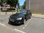 Subaru Legacy 3.0 R Outback AUT AWD 2006 Zwart - ProjectAuto, Auto's, Automaat, Beige, 1520 kg, Stoelverwarming