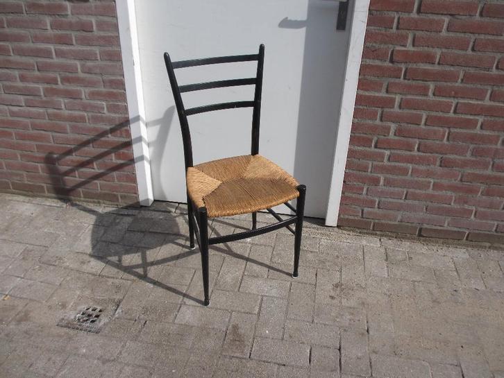 Vintage Chiavari Spinetto stoel / rieten zitting, Antiek en Kunst, Antiek | Meubels | Stoelen en Banken, Ophalen