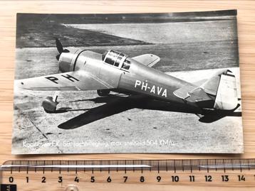 Koolhoven FK.58 PH-AVA 2e Prototype Vliegtuig Ansichtkaart beschikbaar voor biedingen