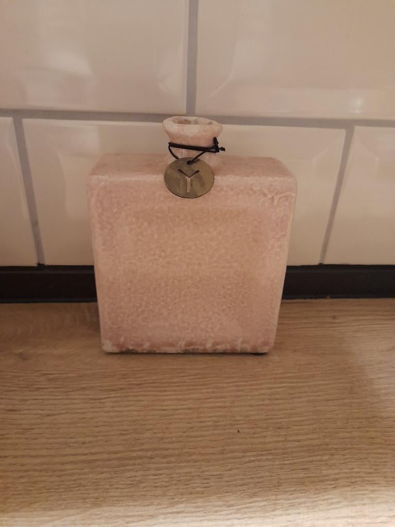 Brynxz vaasje rose., Huis en Inrichting, Woonaccessoires | Stolpen, Ophalen of Verzenden, Zo goed als nieuw