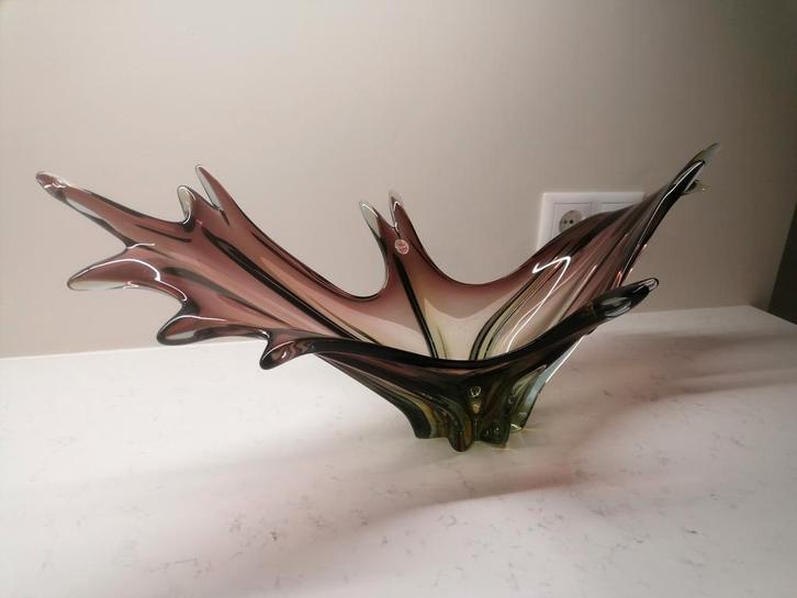 Prachtige Moreno schaal origineel, Antiek en Kunst, Antiek | Glas en Kristal, Ophalen