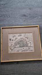 Plattegrond Nijmegen anno 1740, Antiek en Kunst, Kunst | Etsen en Gravures, Ophalen of Verzenden