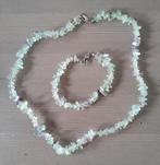 Ketting met bijpassende armband, Ophalen of Verzenden, Zo goed als nieuw, Overige kleuren, Overige materialen