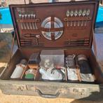 Vintage picknick koffer, Ophalen of Verzenden