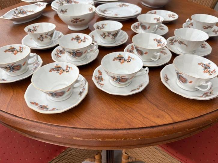 Art Deco antiek servies Petrus Regout 1930 Jamin servies, Antiek en Kunst, Antiek | Servies los, Ophalen