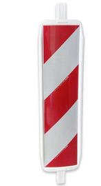 2x afzetpaal verkeer/geleide baken, Tuin en Terras, Palen, Balken en Planken, Ophalen, Gebruikt, Minder dan 180 cm, Overige typen