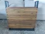 Balkontafel hardhout set van 2, Tuin en Terras, Tuintafels, Ophalen, Zo goed als nieuw, Rechthoekig, Hout