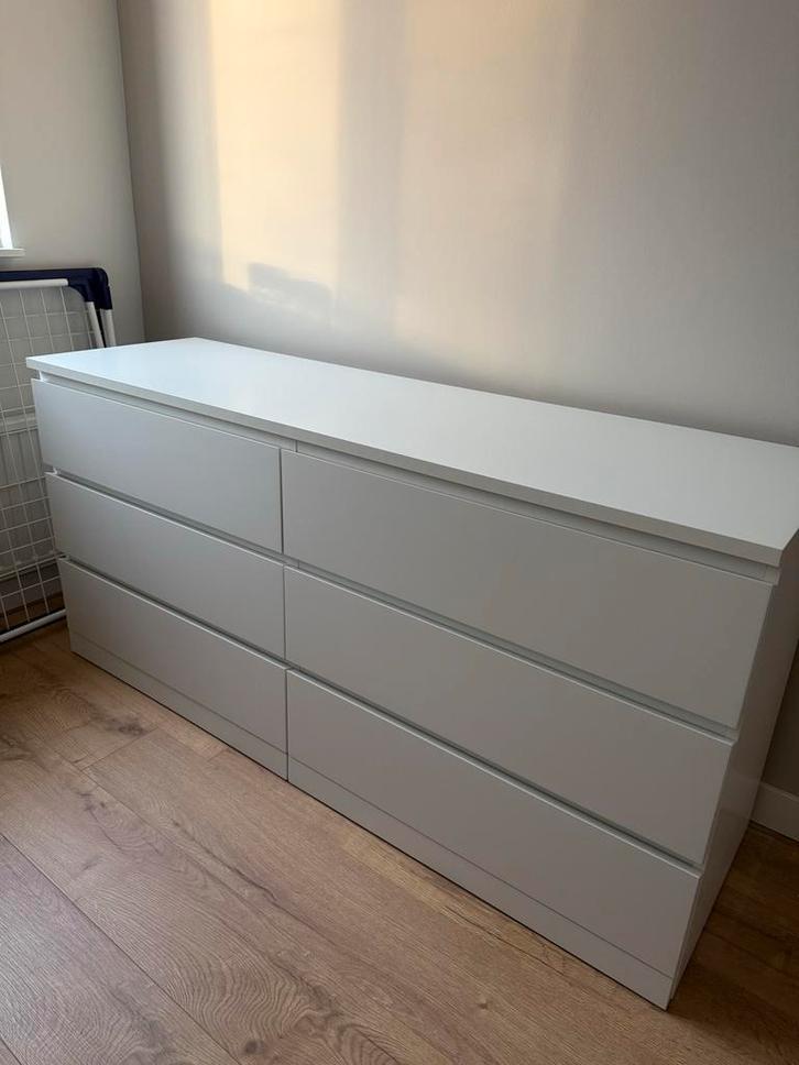 IKEA Malm ladekast met 6 lades, Huis en Inrichting, Kasten | Kledingkasten, Zo goed als nieuw, Minder dan 100 cm, 150 tot 200 cm