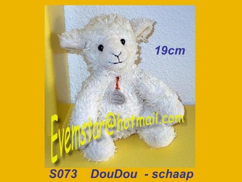 S073 Schaap - DouDou et Compagnie : roomwit lammetje, Kinderen en Baby's, Speelgoed | Knuffels en Pluche, Zo goed als nieuw, Overige typen
