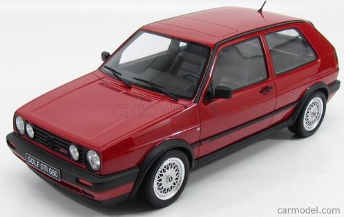 1:12 Volkswagen Golf Mk2 GTi G60 rood 1990 Otto Models G019, Hobby en Vrije tijd, Modelauto's | 1:5 tot 1:12, Nieuw, Auto, 1:9 t/m 1:12