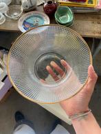 Glassbowl gold plated, Ophalen