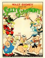 zoek oud Loet C Barnstijn UA Disney Mickey Mouse film poster, Verzenden, A1 t/m A3, Film en Tv, Rechthoekig Staand