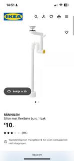 Sifon met flexibele buis, Ophalen of Verzenden, Zo goed als nieuw, Metaal of IJzer, 115 cm of meer