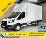 Ford Transit 2024 Wit BAKWAGEN MET LADKLEP 10 TRAP AUTOMAAT, Auto's, Automaat, Stof, 164 pk, Bedrijf