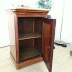 Antiek houten (nacht)kastje met marmeren blad. Rond 1920, Antiek en Kunst, Antiek | Meubels | Kasten, Ophalen of Verzenden