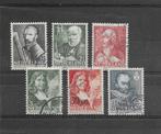 Nederland 1940, NVPH 350 t/m 355, Gestempeld., Verzenden, T/m 1940, Gestempeld