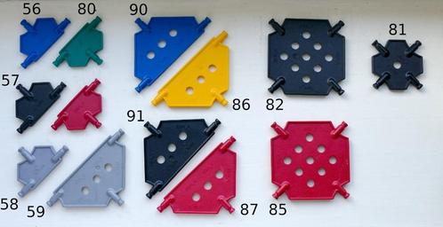 K'NEX Onderdelen | Panelen Driehoekig of Vierkant Panels, Kinderen en Baby's, Speelgoed | Bouwstenen, Zo goed als nieuw, K'nex