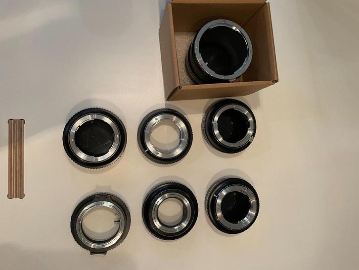 Diverse K&F adapters voor GFX, Audio, Tv en Foto, Fotografie | Lenzen en Objectieven, Zo goed als nieuw, Overige typen, Ophalen of Verzenden
