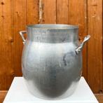 Bus pot metaal aluminium origineel Ø 23 cm hoogte 29 cm, Antiek en Kunst, Curiosa en Brocante, Ophalen of Verzenden