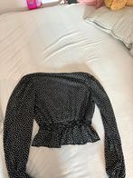Bershka Topje - Maat S, Kleding | Dames, Ophalen of Verzenden, Zo goed als nieuw, Maat 36 (S), Zwart