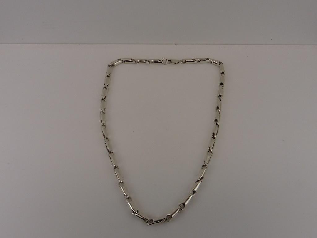 Zilveren collier                                        Z107, Gebruikt, ., Ophalen of Verzenden, .