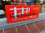 Vintage Hub. Rouckhout Emaille Reclamebord Melle, Ophalen of Verzenden