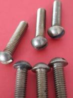 Messing Bolkop Glanzend Bout m6x25  daf fiat opel kadett L, Tuin en Terras, Verzenden, Nieuw, Minder dan 180 cm, Palen