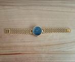 Certina verguld horloge quartz saffier blauw  32mm/band 19cm, Sieraden, Tassen en Uiterlijk, Horloges | Dames, Overige merken