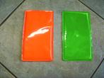 Partij reflecterend Patches in Oranje en Groen, Hobby en Vrije tijd, Naaien en Fournituren, Ophalen of Verzenden, Nieuw, Overige typen