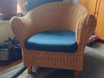 Rieten fauteuille, Huis en Inrichting, Fauteuils, Ophalen, Minder dan 75 cm, Riet of Rotan, Zo goed als nieuw