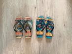 Havaianas slippers donkerblauw en groen maat 35/36, Kinderen en Baby's, Kinderkleding | Schoenen en Sokken, Jongen, Overige typen