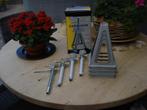 Aluminium Assteunen 4 x verstelbaar van 28 t/m 42 cm., Auto diversen, Krikken, Ophalen of Verzenden, Nieuw, Mechanisch, Garagekrik