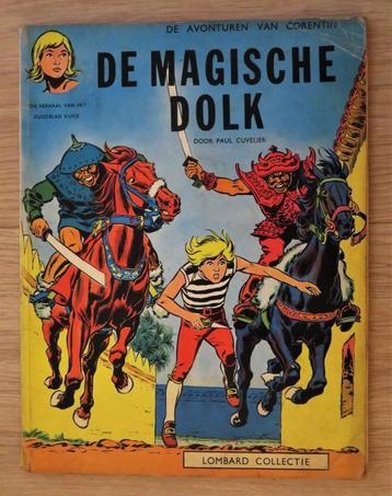 Corentin De magische dolk ( 1e druk 1963 met Kuifje zegel ) 